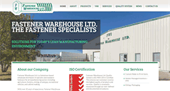 Desktop Screenshot of fastenerwarehouse.ca